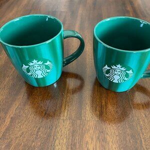 Starbucks Green Marbled Coffee/Tea Mug 2022 12 Oz Ceramic!